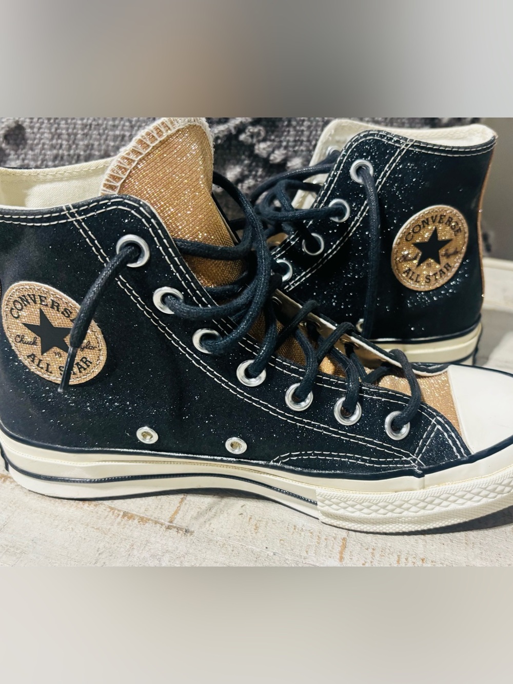 ❤️Women’s Converse 70 Glitter Icy Shine Hightops-Sz 6.5